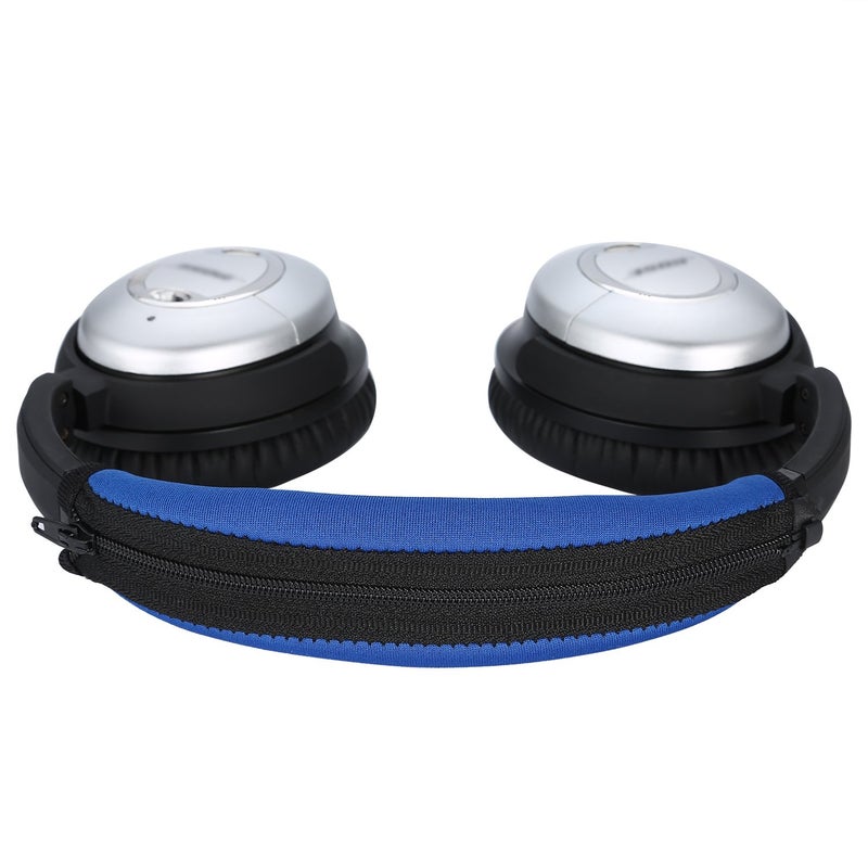 Jarmor QC15 QC2 Headband Cover, JARMOR Replacement Head Band Protector with Zipper [ Easy Installation ] for Bose QuietComfort 15, QuietComfort 2 Headphones (Blue) - Image 1